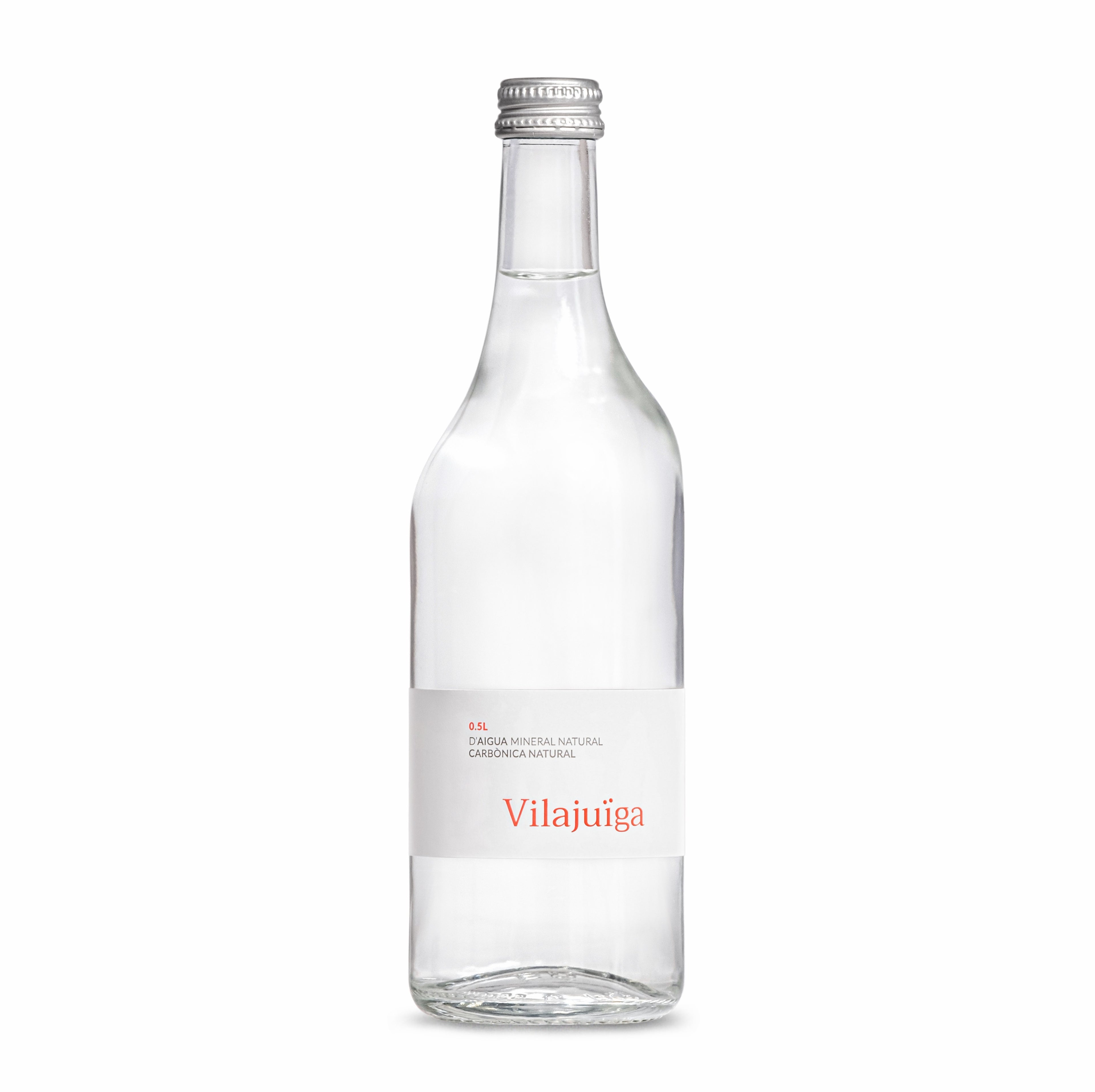 Vilajuïga Natural Sparkling Mineral Water — 500 ml Glass | Artisanal Aqua