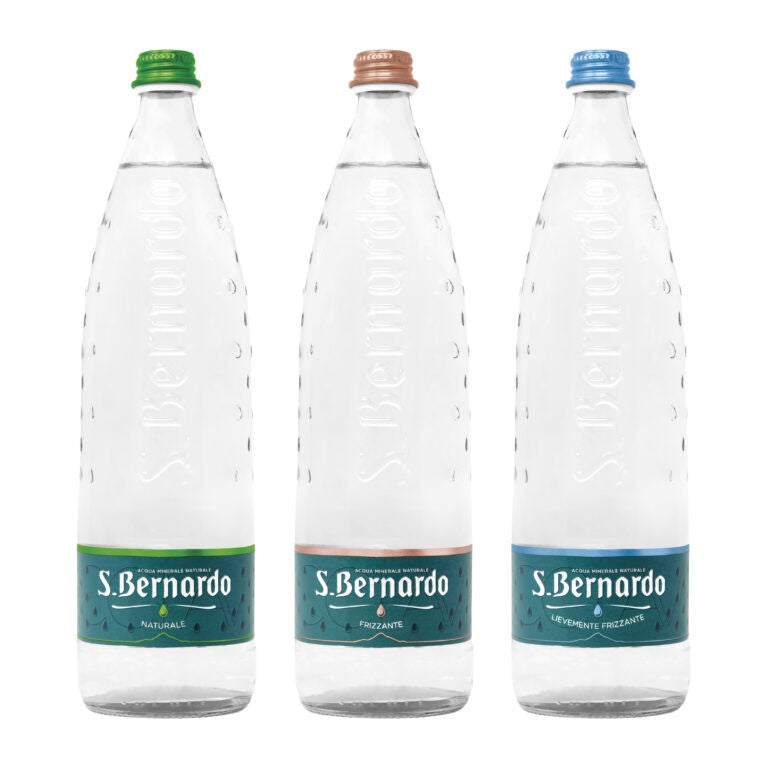 S. Bernardo Sparkling Mineral Water — 1 L Glass