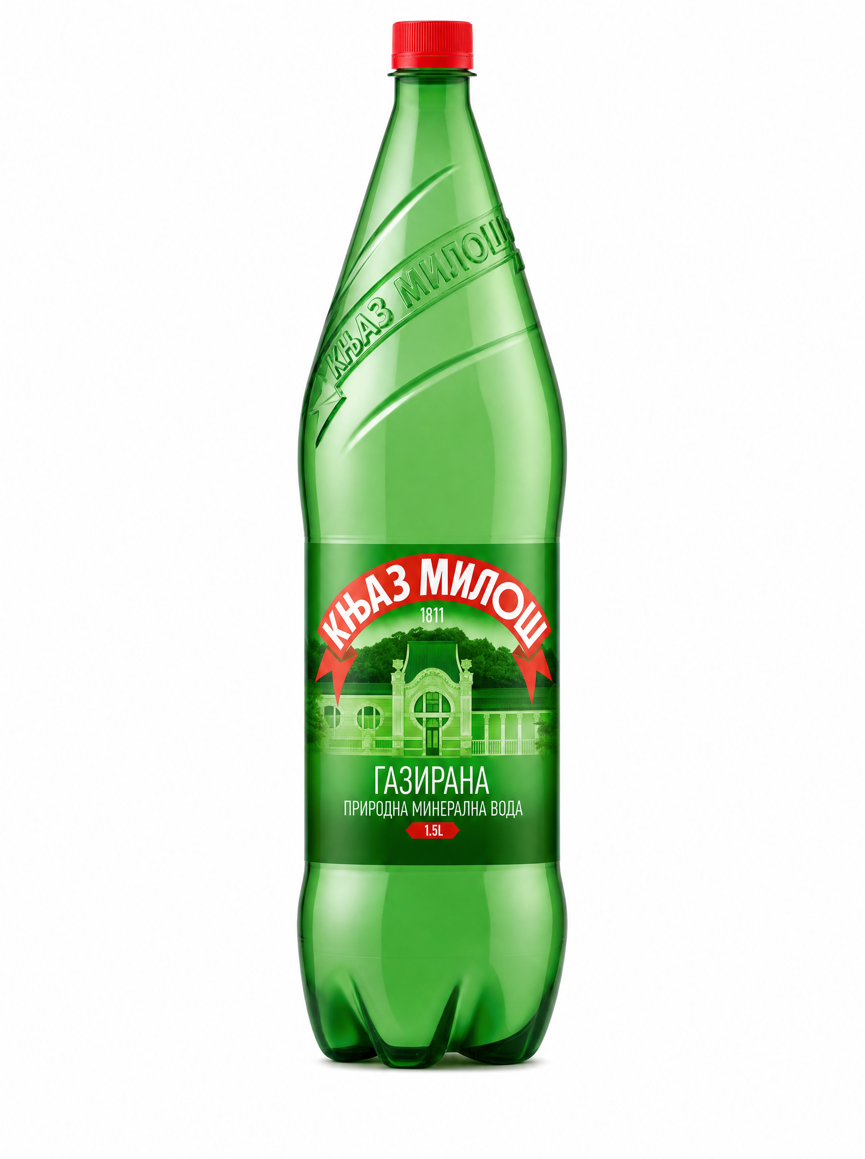Knjaz Milos Sparkling Mineral Water 1.5 L