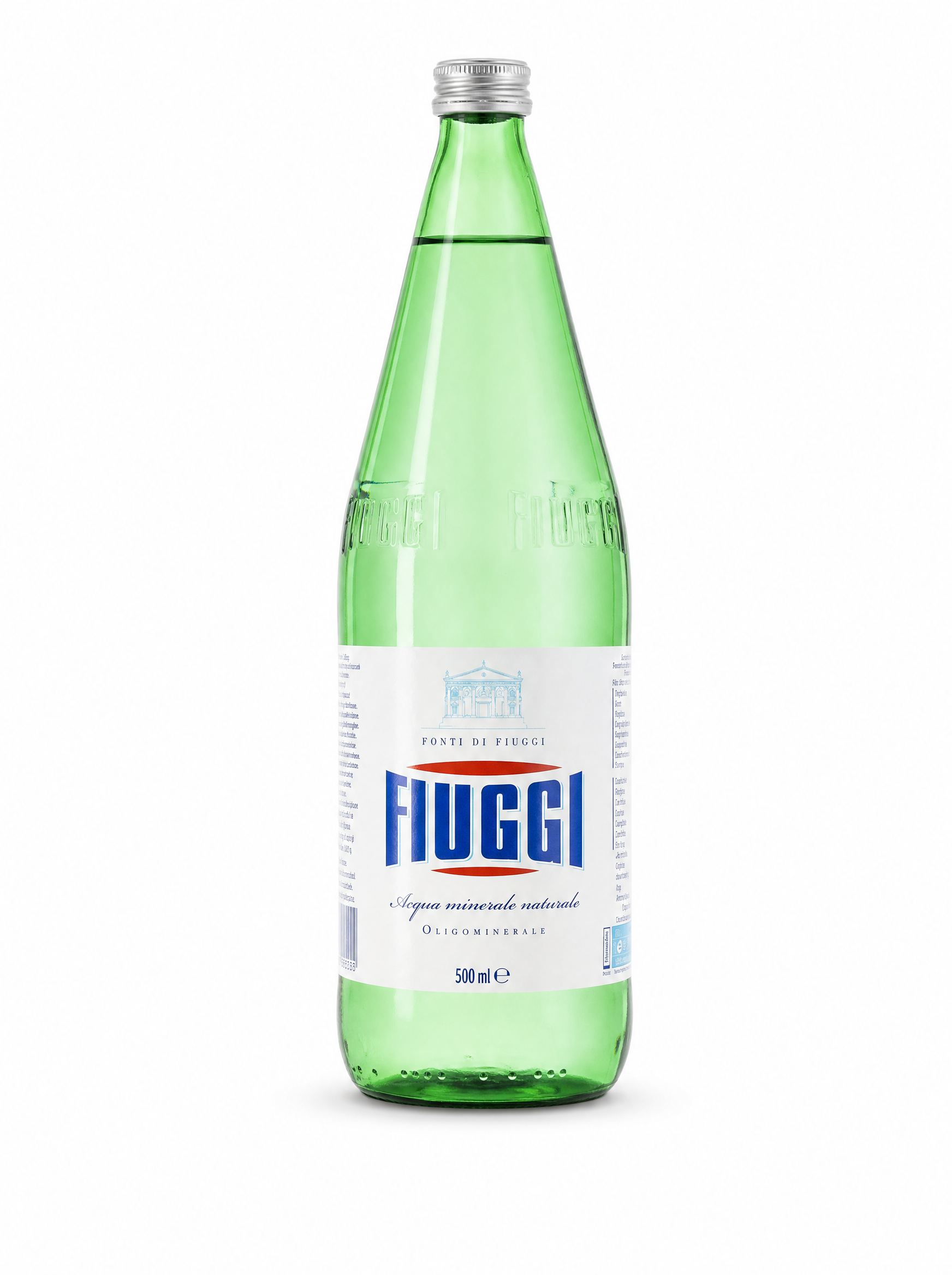 Fiuggi Still Spring Water 500 ml (Glass)