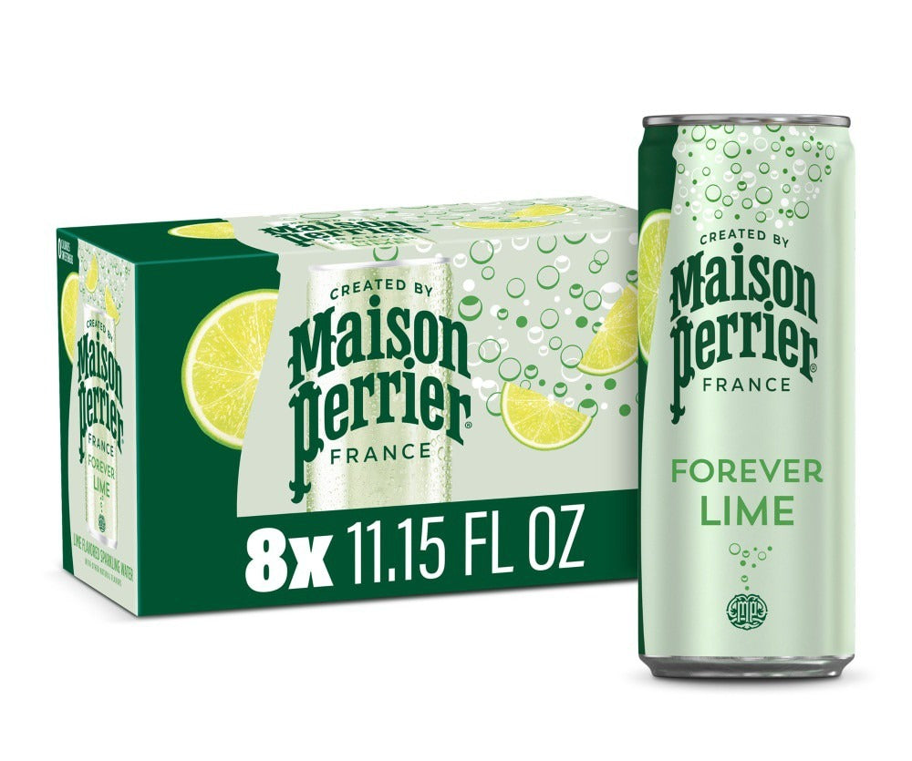 Maison Perrier Lime Sparkling Water — 330 ml Can | Artisanal Aqua