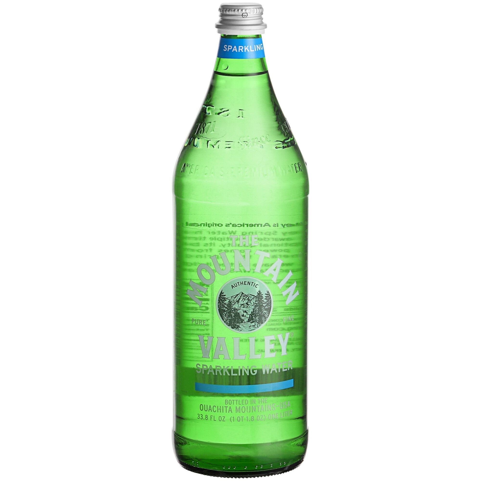 Mountain Valley Sparkling Mineral Water — 1 L Glass
