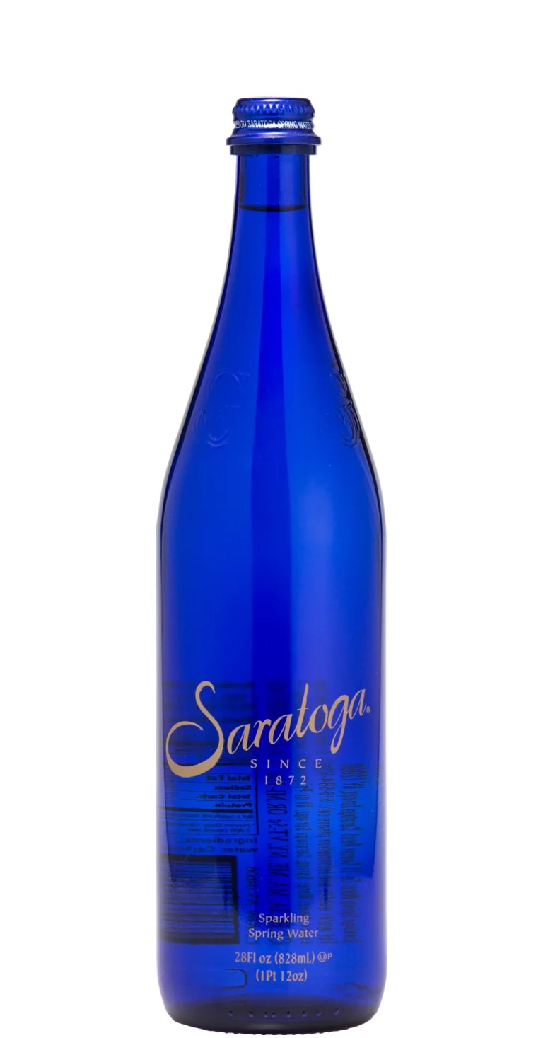 Saratoga Sparkling Mineral Water — 828 ml Glass