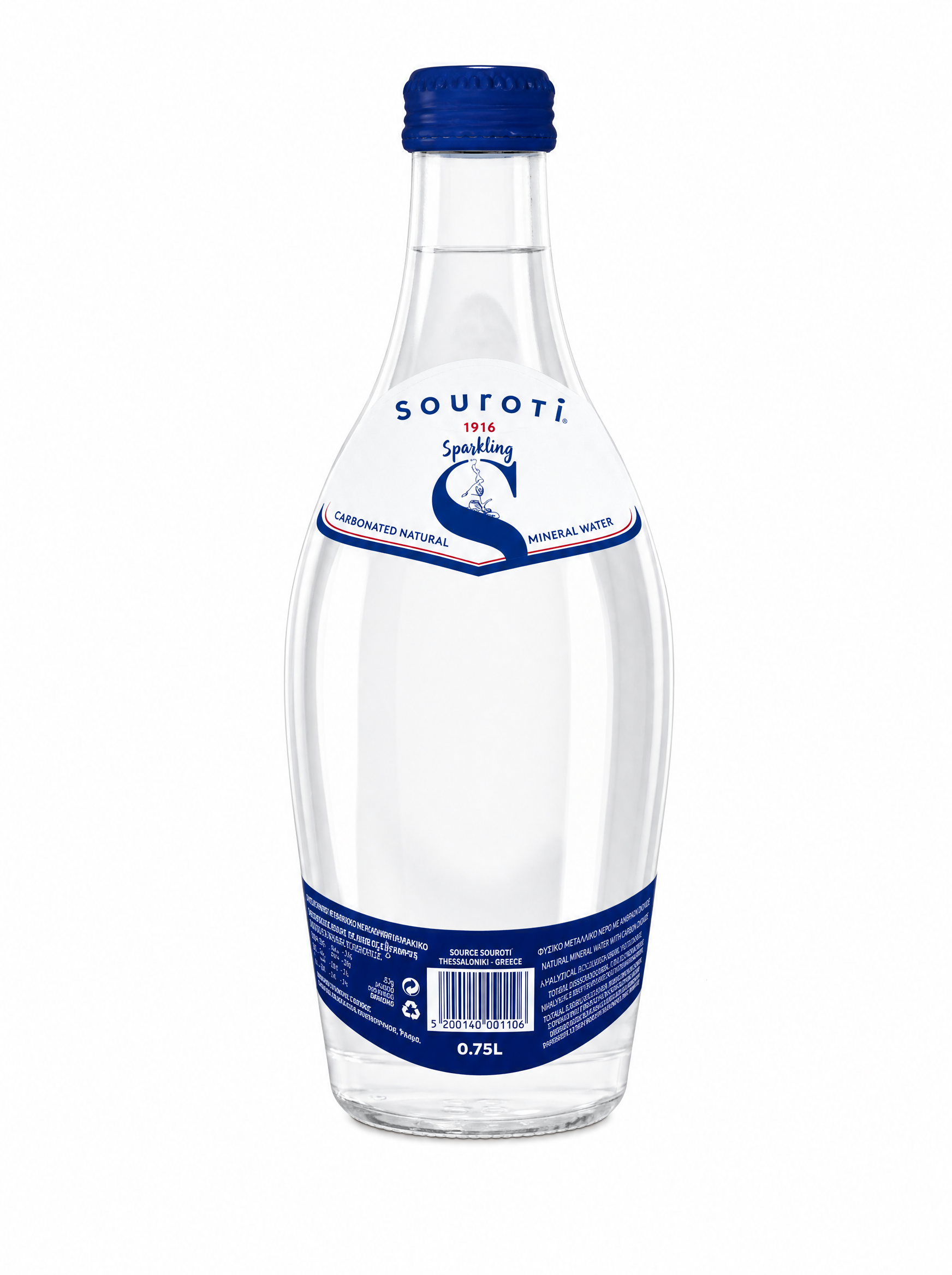 Souroti Sparkling Mineral Water 750 ml