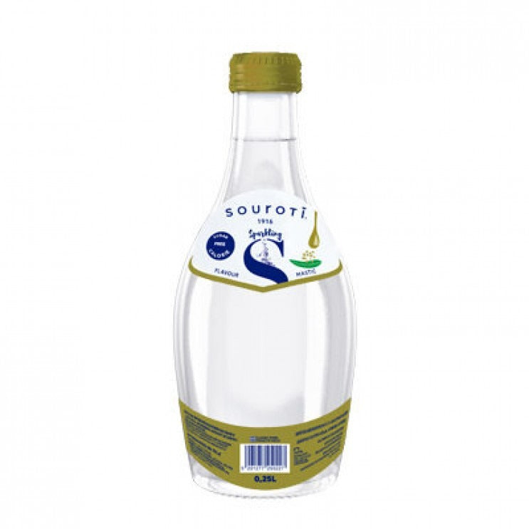 Souroti Mastic Sparkling Water — 250 ml Glass | Artisanal Aqua